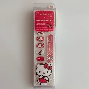 Hello Kitty nwt Velvet Sparkle Press-On Nails